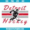 Detroit Hockey Svg
