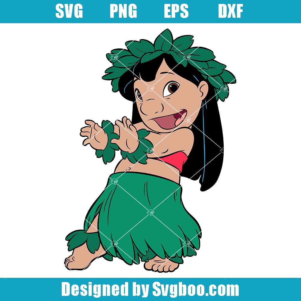 Disney Lilo And Stitch Svg, Cute Lilo Hula Dance Svg, Disney World Svg Disney Lilo And Stitch Svg