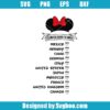 Disney Minnie Svg