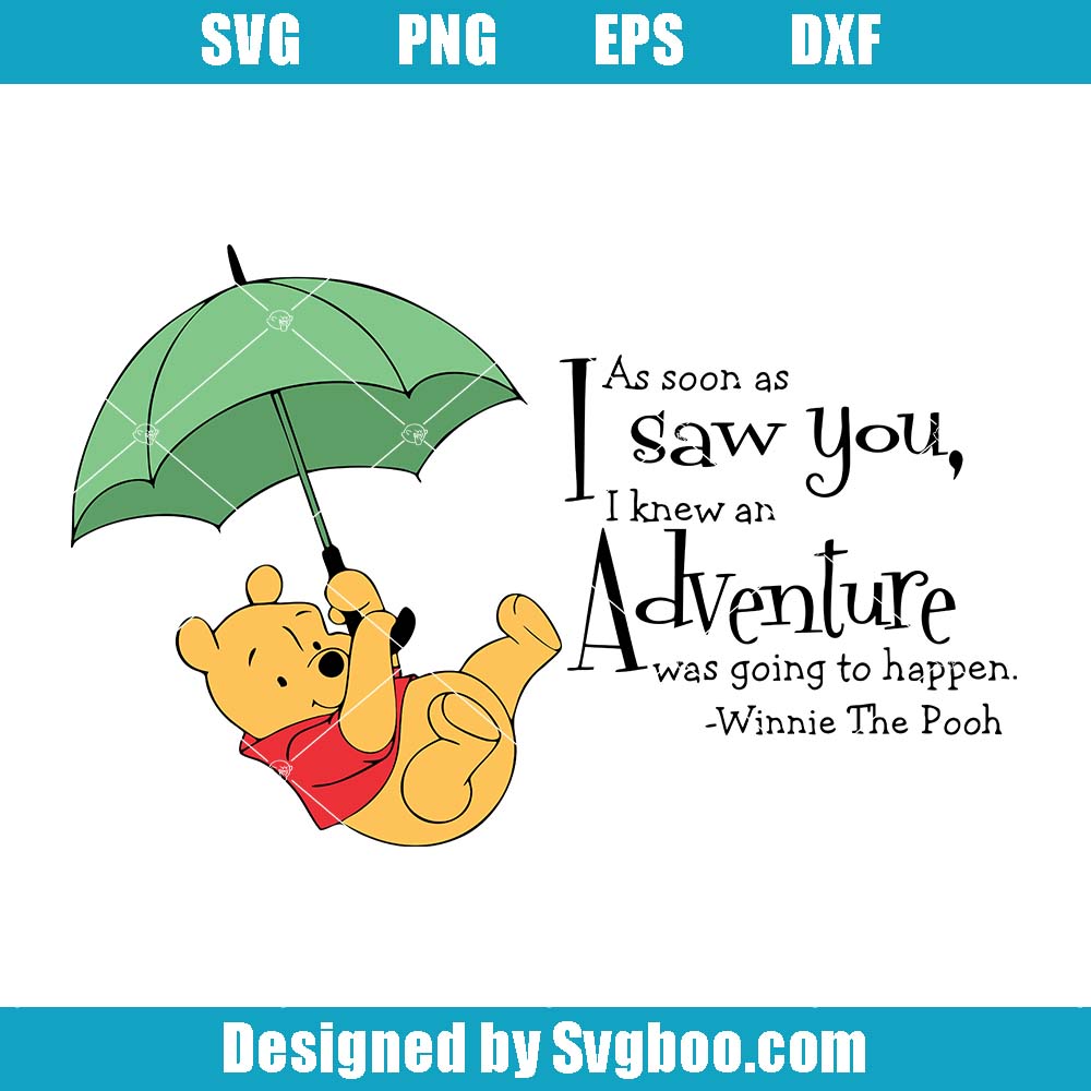 Disney Pooh Bear Quote Svg, Disney Winnie The Pooh Kids Svg Disney Pooh Bear Quote Svg