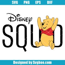 Disney Pooh Squad Svg