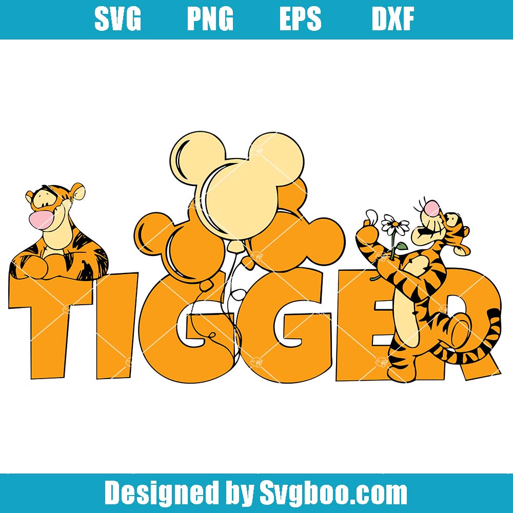 Disney Tigger Svg, Winnie The Pooh Svg, Disney Group Svg Disney Tigger Svg
