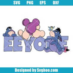 Disney Winnie The Pooh Eeyore Svg