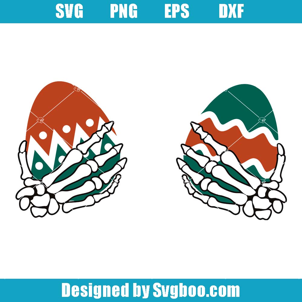 Easter Eggs Svg, Skeleton Hand Boobs Svg, Happy Easter Svg