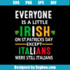 Everyone Is A Little Irish On St Patrick Day Svg