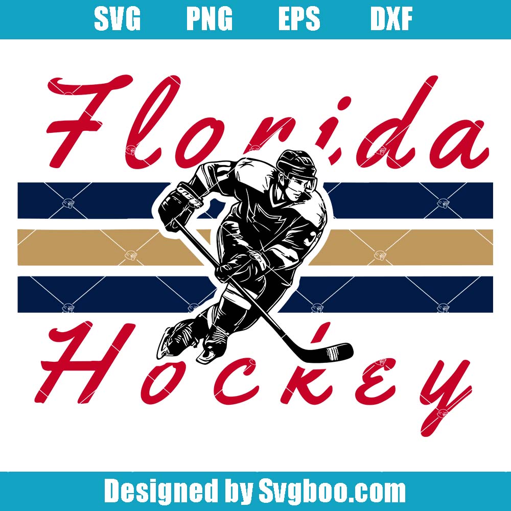 Florida Panthers Svg, Florida Hockey Svg, Hockey Lover Svg