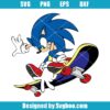 Funny Sonic Face Svg