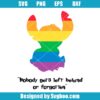 LGBT+ Pride Stitch Svg