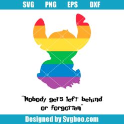 LGBT+ Pride Stitch Svg