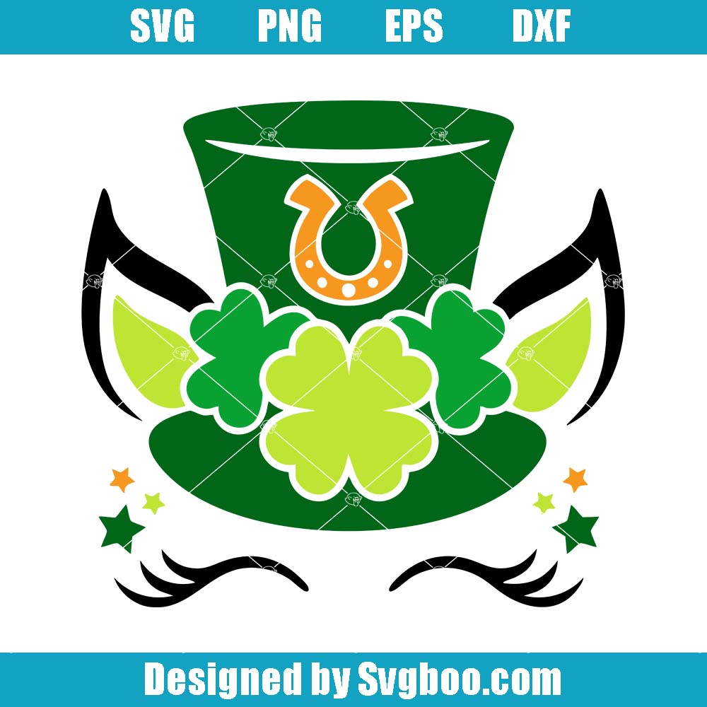 Lepricorn Unicorn Svg, Lucky Leaf Svg, St Patricks Day Svg Lepricorn Unicorn Svg