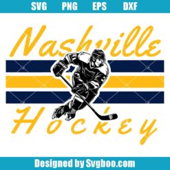 Nashville Hockey Svg