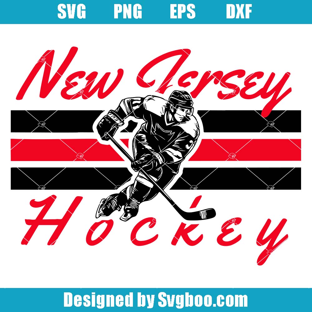 New Jersey Hockey Svg, New Jersey Devils Svg, Devils Hockey Svg