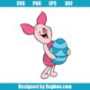 Piglet With Easter Egg Svg