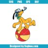 Pluto With Beach Ball Svg