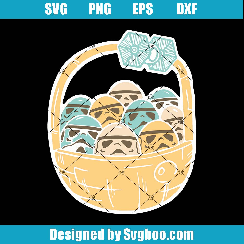 Star Wars Character Easter Svg, Baby Yoda Svg, Happy Easter Svg