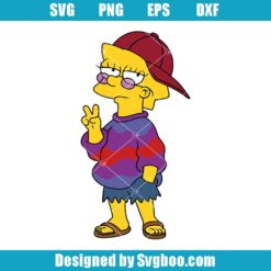 The Simpsons Lisa Simpson Svg
