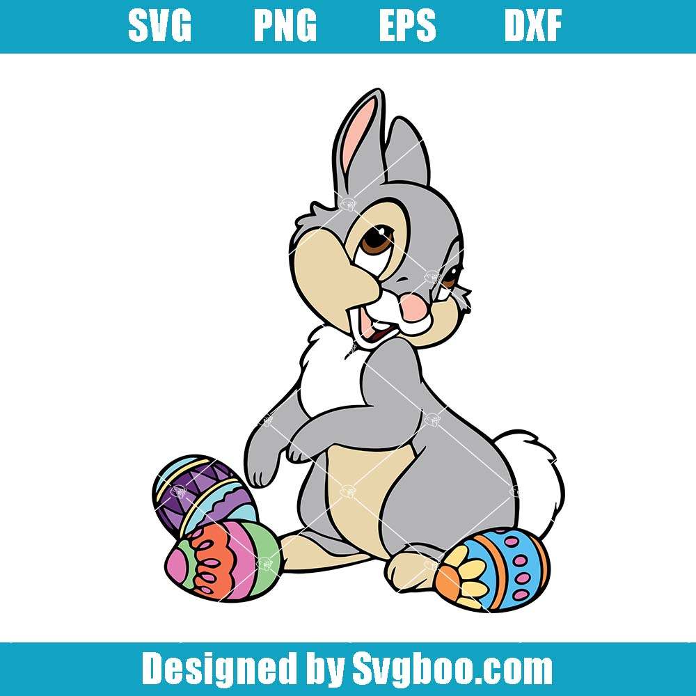Thumper Easter Svg, Thumper Characters Svg, Funny Animals Svg