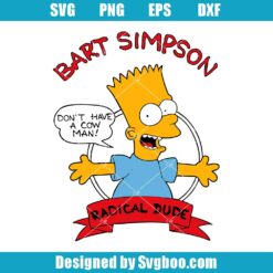 Bart Simpson Svg