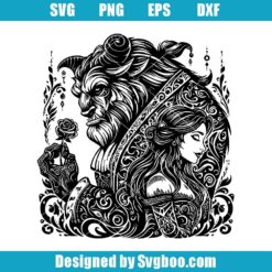 Belle Mandala Princess Svg