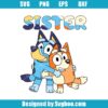 Bluey Sister Svg