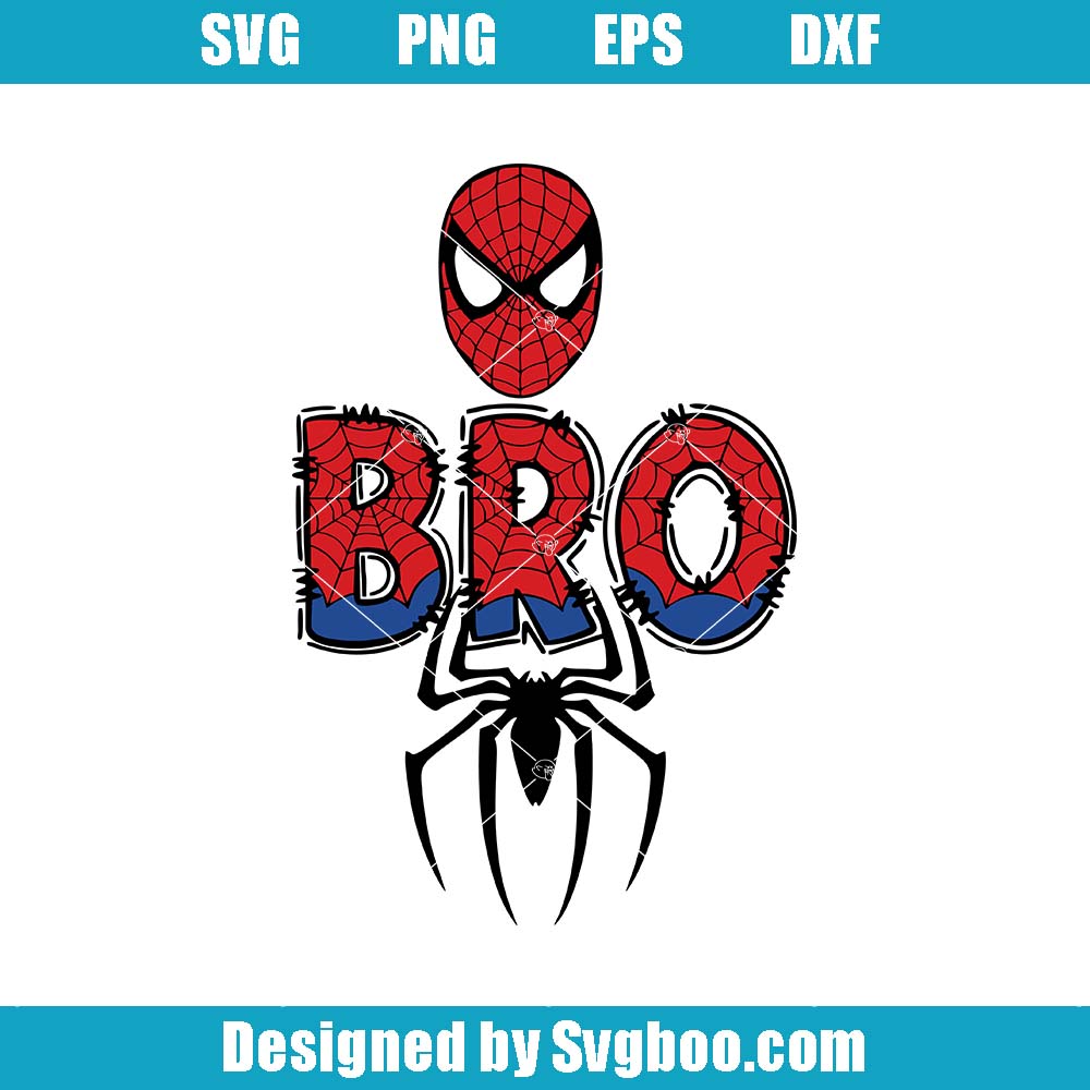 Bro Spiderman Svg, Spiderman Family Svg, Superhero Family Svg Bro Spiderman Svg