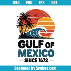 Gulf Of Mexico 1672 Svg