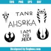 I Am No Jedi Svg