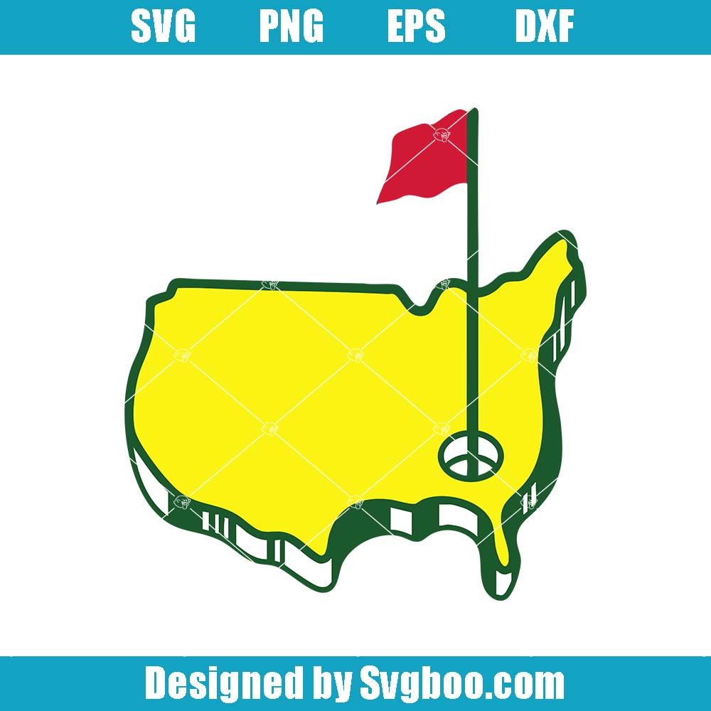 Masters Augusta Golf Logo Svg, Masters Symbol Black Svg