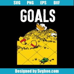 Retro Disney Ducktales Scrooge Goals Svg
