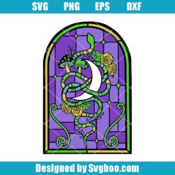Stained Glass Snake Svg