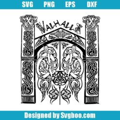 Valhalla Protection Silhouette Svg