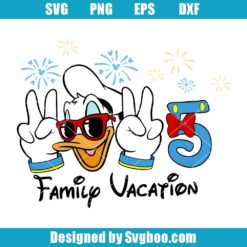 2025 Family Vacation Duck Svg