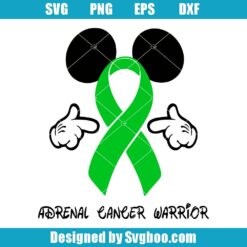 Adrenal Cancer Warrior Svg