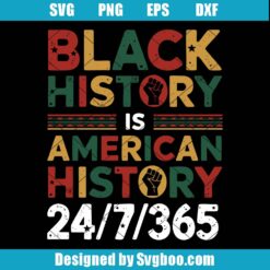 Black History Is American History Svg