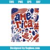 Boho Floral America Svg