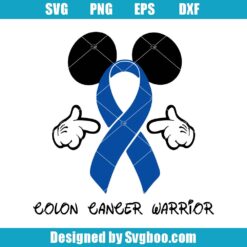 Colon Cancer Warrior Svg
