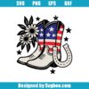 Cowgirl Boots 4th Of July Svg
