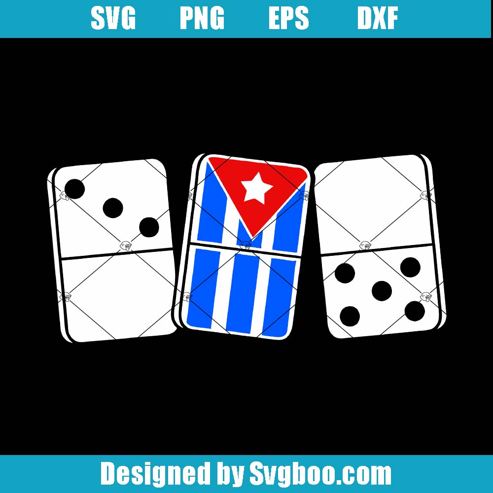 Cuba Domino Svg, Cuban Domino Svg, Funny Board Game Svg Cuba Domino Svg