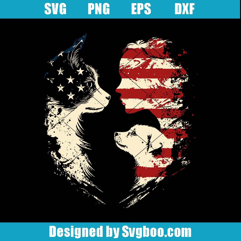 Day Of Friendship Svg, American Flag Pet Svg, Patriotic Dog Mom Svg Day Of Friendship Svg