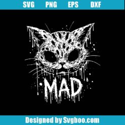 Funny Black Cat Svg