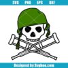 Jackass Military Helmet Skull & Crossbones Logo Svg