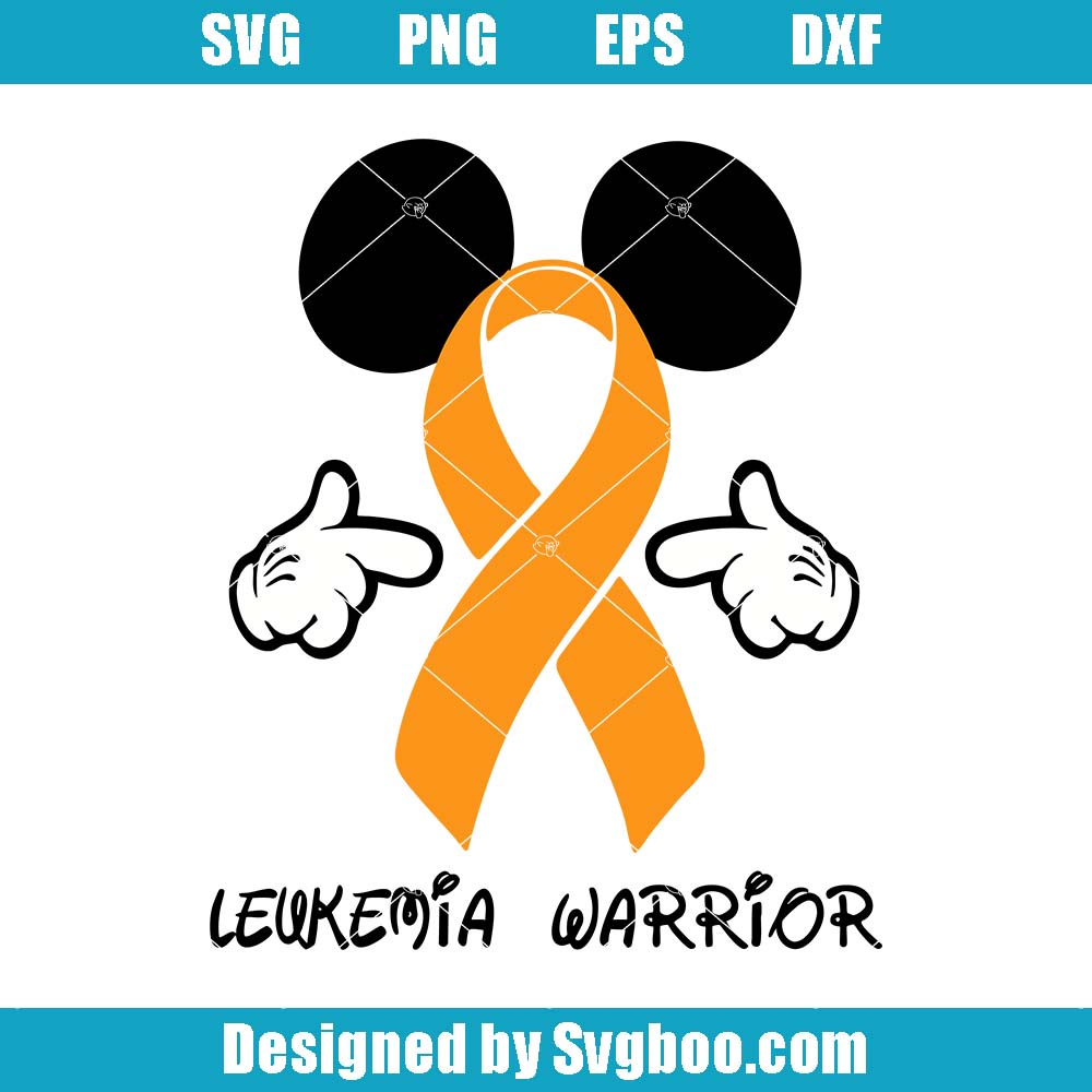 Leukemia Warrior Svg, Cancer Months Svg, Leukemia Awareness Svg Leukemia Warrior Svg