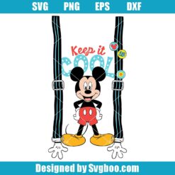 Mickey Keep It Cool Svg