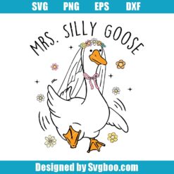 Mrs.Silly Goose Bride Svg
