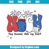 Nicu Tiny Humans Stole My Heart 4th Of July Nurse Svg