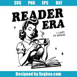 Reader Era Bookish Svg