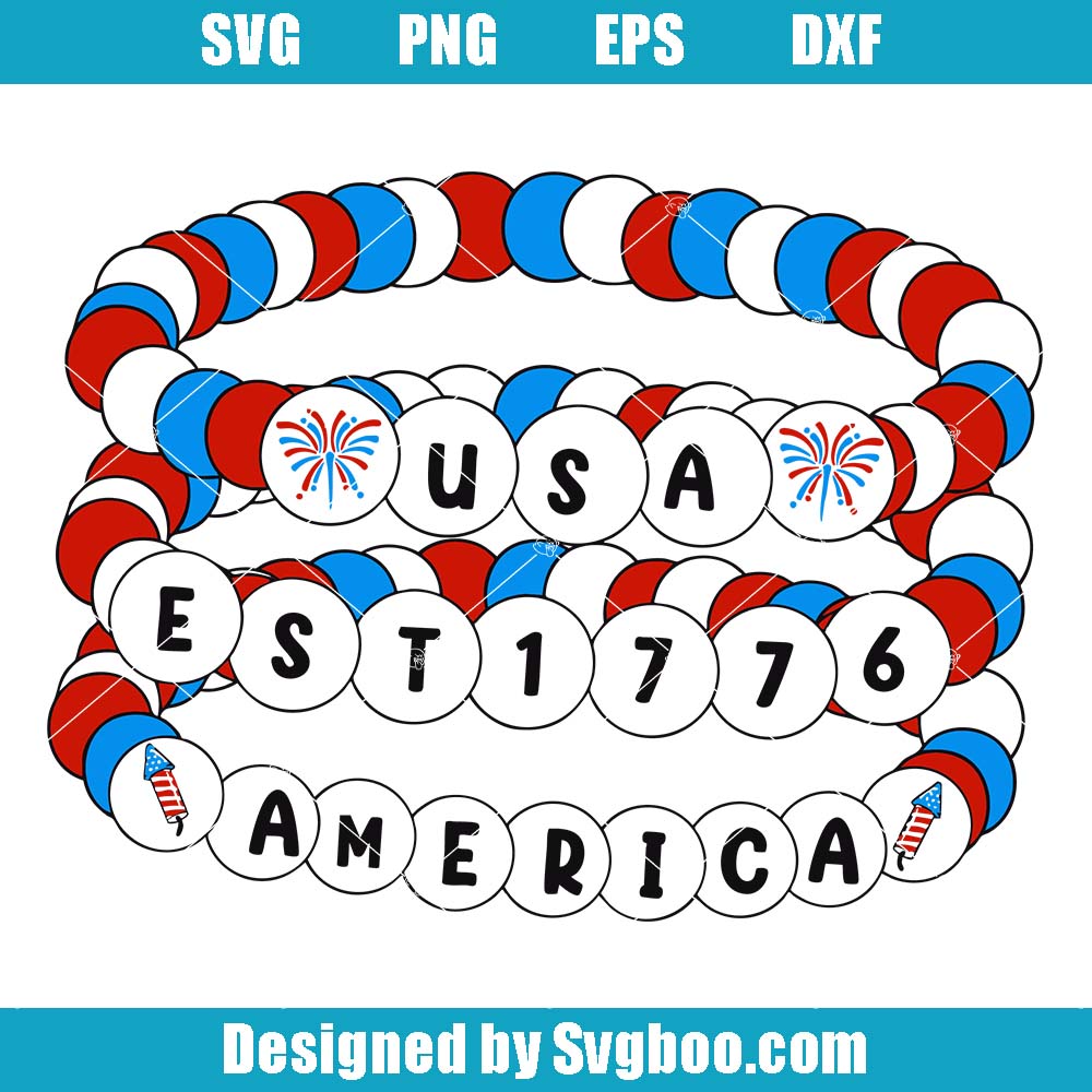 Retro USA Est 1776 Svg, 4th Of July Svg, Independence Day Svg