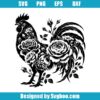 Rooster Tattoo Art Svg