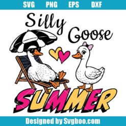 Silly Goose Summer Svg