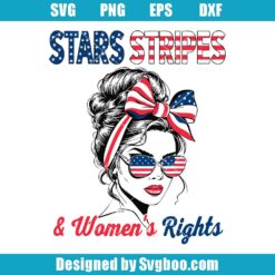 Stars Stripes & Women's Rights Svg